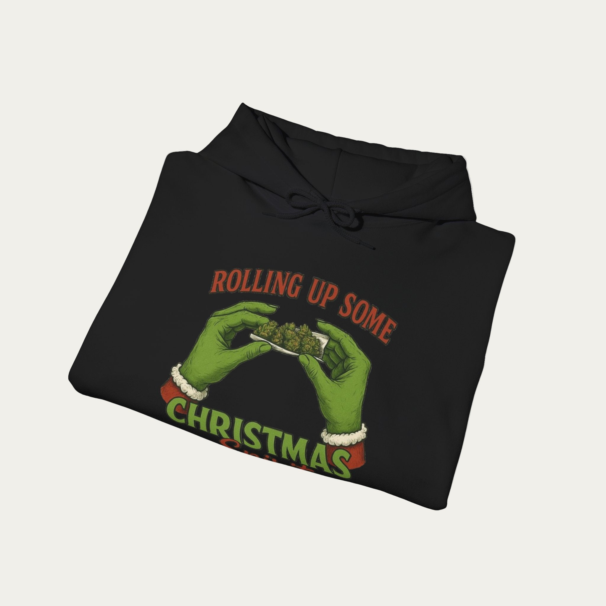 Grinch Rolling Up Hoodie