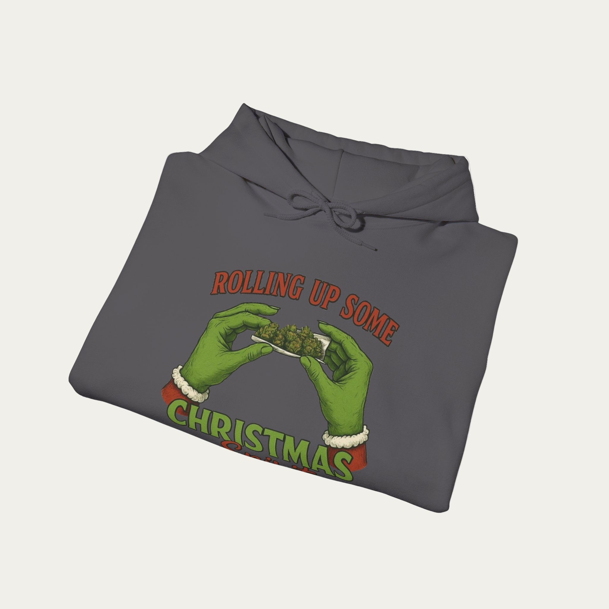 Grinch Rolling Up Hoodie