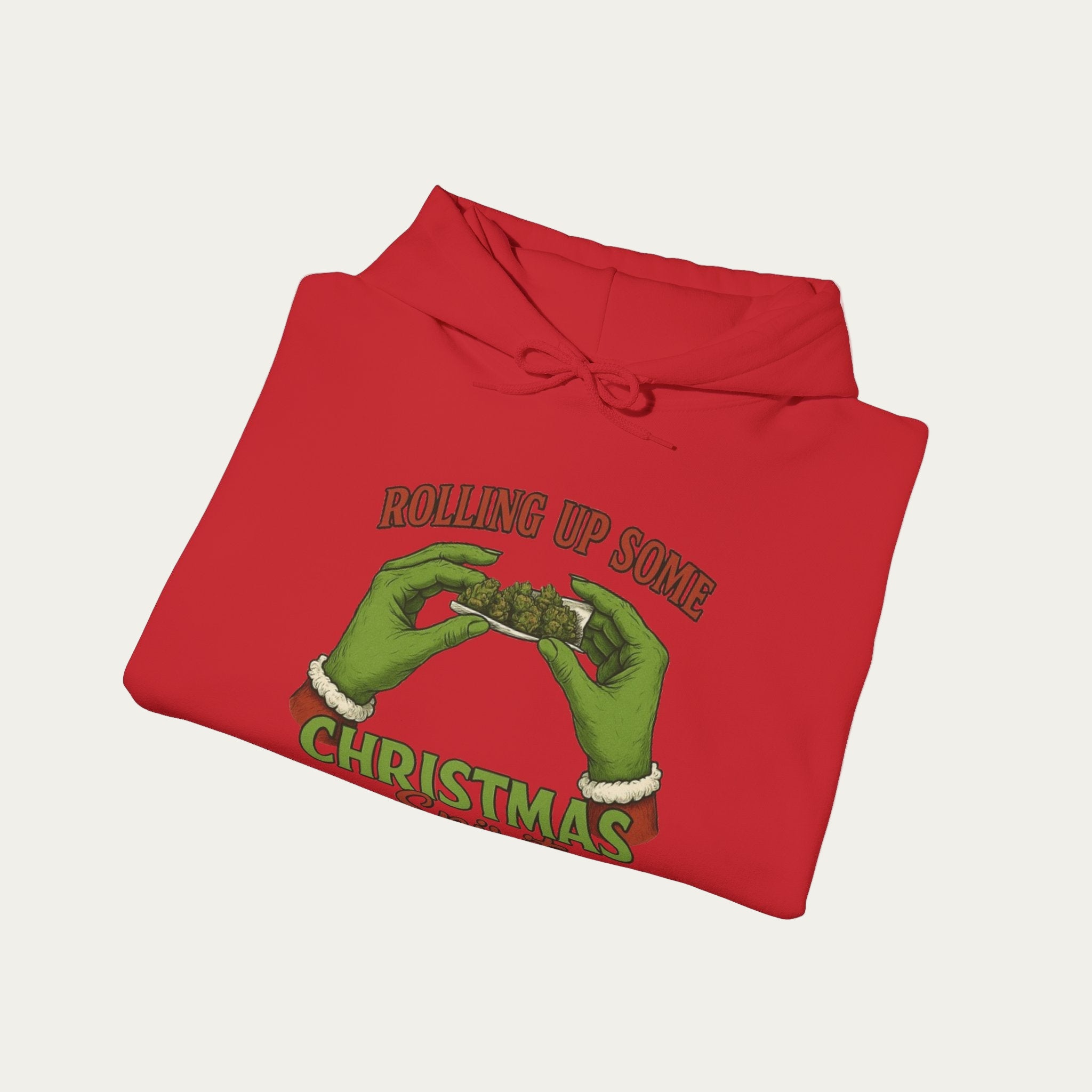 Grinch Rolling Up Hoodie